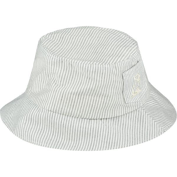 Grey Stripe Bucket Hat