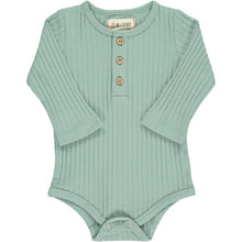  Sage Green rib onesie