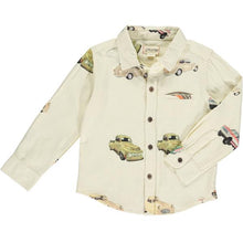  Mens Atwood Woven Shirt cream car print