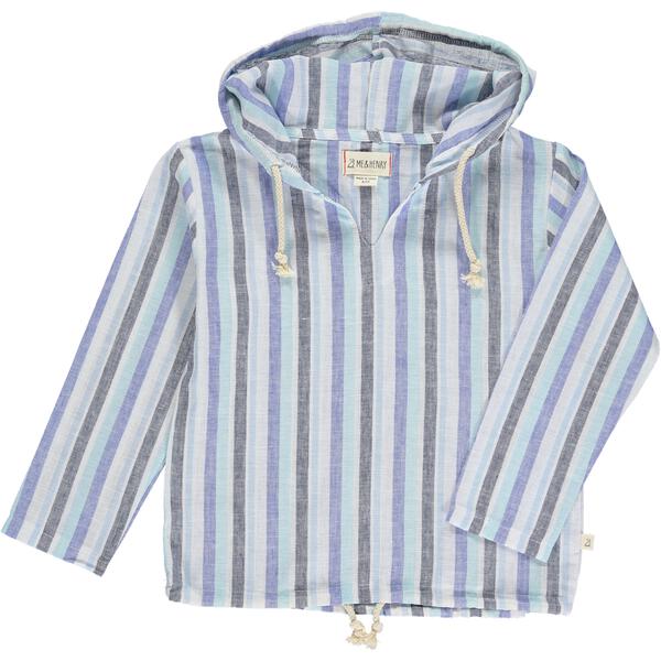 Boys Pink/Cream Stripe Woven Onesie or Shirt by Me & Henry