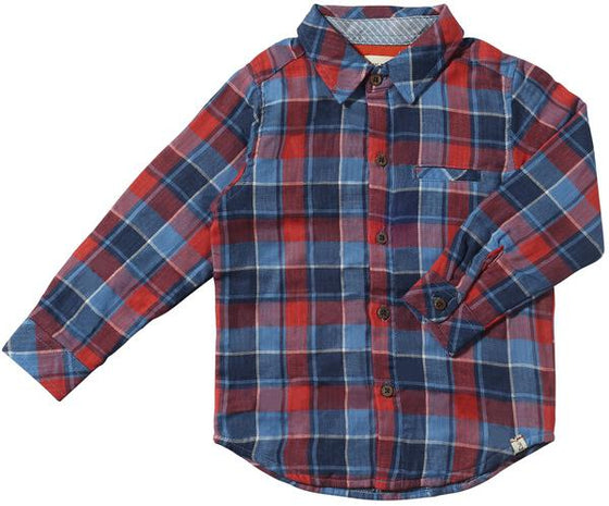 Mens Atwood Woven Shirt Lined china/rust plaid