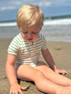 raglan, green, white, stripe, stripes, striped, onesie, sleeves, button, buttons, little, boy, play, with, the, sand, summer, henry,