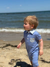 Royal, Yellow, stripe, stripes, striped, button, buttons, collar, pocket, little, boy, at, beach, spring, summer,                  henry.