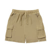 BRIAN Beige Pique Cargo Shorts