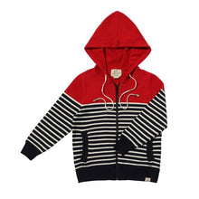  SAGAMORE Red/White/Blue Stripe Zip-up