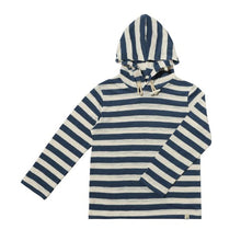  SEABERRY Navy/Cream Hooded Top