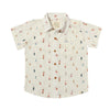 MAUI White Buoys Printed Shirt