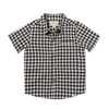 NEWLYN Navy/White Plaid Woven Shirt