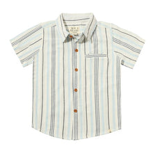  NEWPORT Navy/Blue/White Stripe Woven Shirt