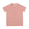 FRIGAT Red/White Stripe Raglan Henley