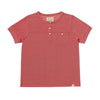 BOARDWALK Red Pique Henley Tee