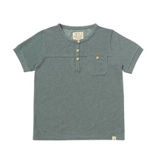  BOARDWALK Navy Pique Henley Tee