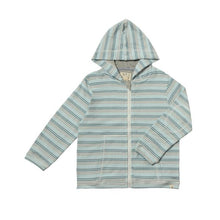  CORNWALL Blue Ombre Terry Zip-up