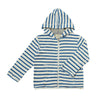 CORNWALL Royal/White Stripe Terry Zip-up