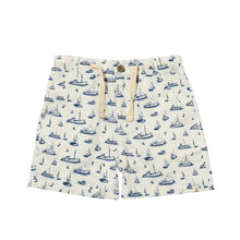  MAHALO Navy Boats Printed Shorts