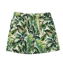  MAHALO Green Palm Printed Shorts