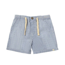  CREW Royal/White Stripe Seersucker Shorts