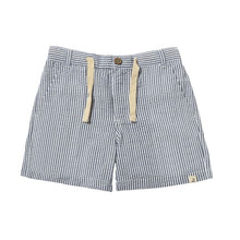  CREW Navy/White Stripe Seersucker Shorts