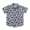 MAUI Navy Hawaii Printed Shirt