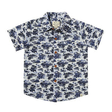  MAUI Navy Hawaii Printed Shirt