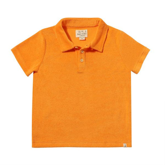 WATERGATE Terry Towelling Tangerine Polo