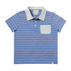 ANCHOR Royal/Pink Stripe Polo