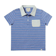  ANCHOR Royal/Pink Stripe Polo