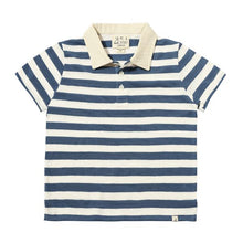  ANCHOR Navy/White Stripe Polo