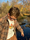 ADVENTURER Brown/Black Plaid Sherpa Lined Shirt