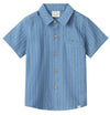 DARK CHAMBRAY STRIPE  NEWPORT WOVEN SHIRT