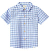 DARK CHAMBRAY PLAID  NEWPORT WOVEN SHIRT