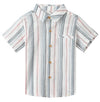 CHAMBRAY/ NEON STRIPE NEWPORT WOVEN SHIRT