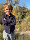 COLUMBIA Navy Jersey Shirt