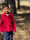 COLUMBIA Red Jersey Shirt