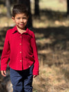 COLUMBIA Red Jersey Shirt