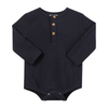 AYNOR Navy Henley Onesie