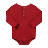 AYNOR Red Henley Onesie
