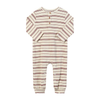 MASON Cream Ribbed Henley Romper