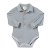 RIPLEY China/Cream Ribbed Stripe Onesie