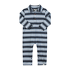 KINGSTON China/Navy Stripe Polo Romper