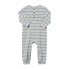 MASON China/Cream Ribbed Henley Romper