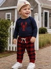 Onesie, Beanie  & Jersey Pants Set