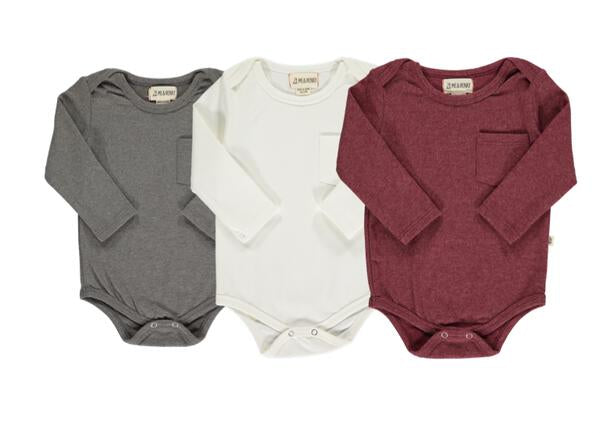 Mushroom/White/Burgundy TELLICO Triple packs