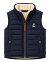 Anchor Sherpa Lined Padded Vest