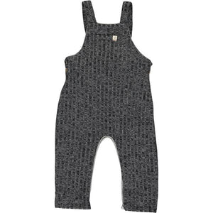 Charcoal knit GLEASON Jersey Overalls