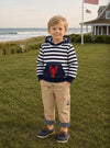 Lobster Navy Hooded Sweatshirt