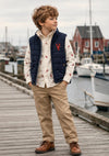Lobster Sherpa Lined Padded Vest