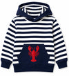 Lobster Navy Hooded Sweatshirt
