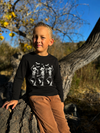 CHEROKEE Dancing Cowboy Skeleton Printed Glow in the dark Tee