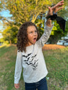 Grey with Bats CHEROKEE Printed Tee